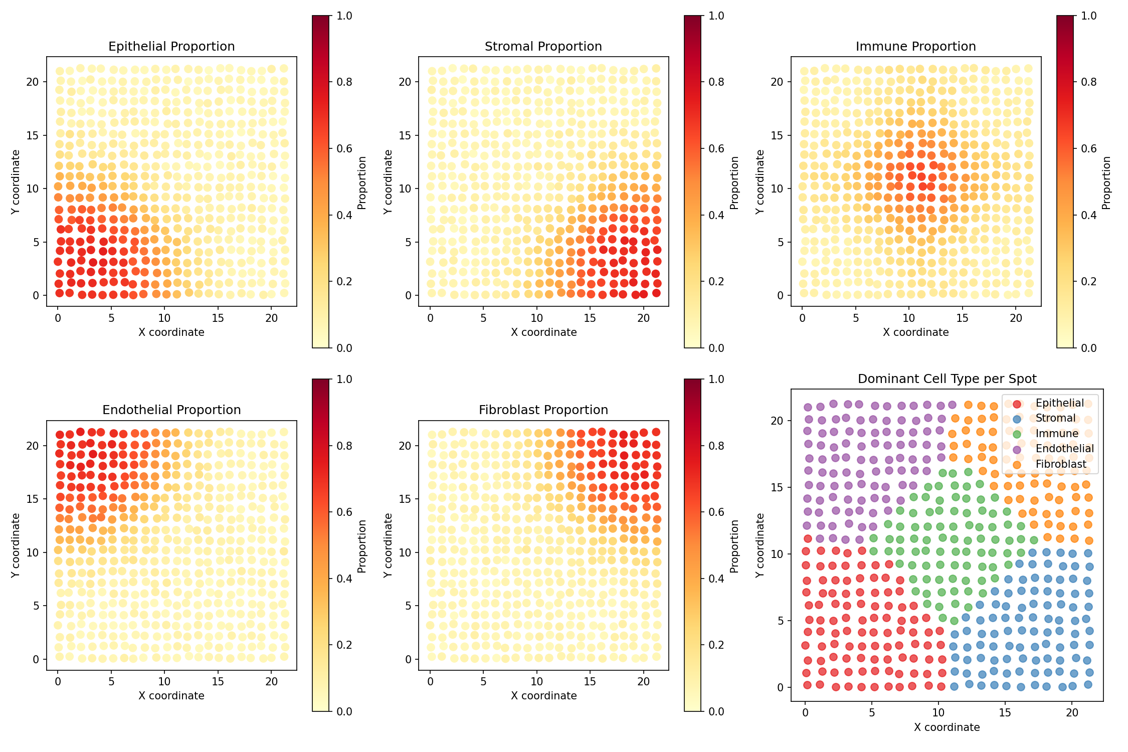 True Spatial Distribution